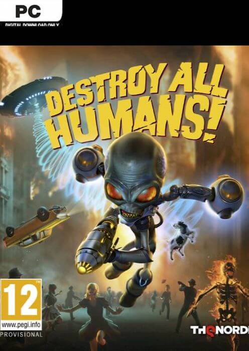 Destroy all humans pc cover