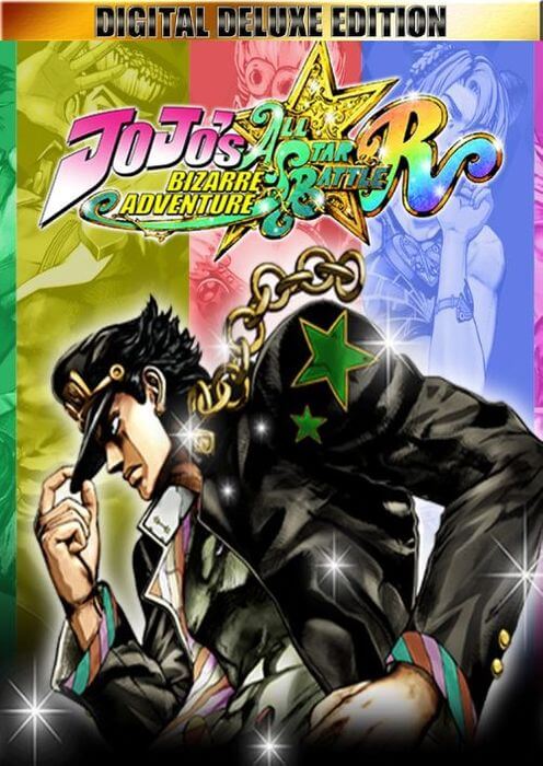Jojo s bizarre adventure all star battle r deluxe edition pc steam cover