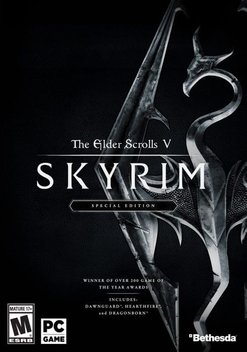 The elder scrolls v 5 skyrim special edition pc steam cover
