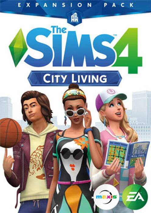 The sims 4 city living expansion pack pc origin cover