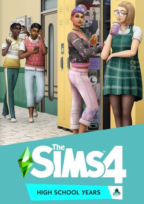 The sims 4 high school pack pc dlc origin cover